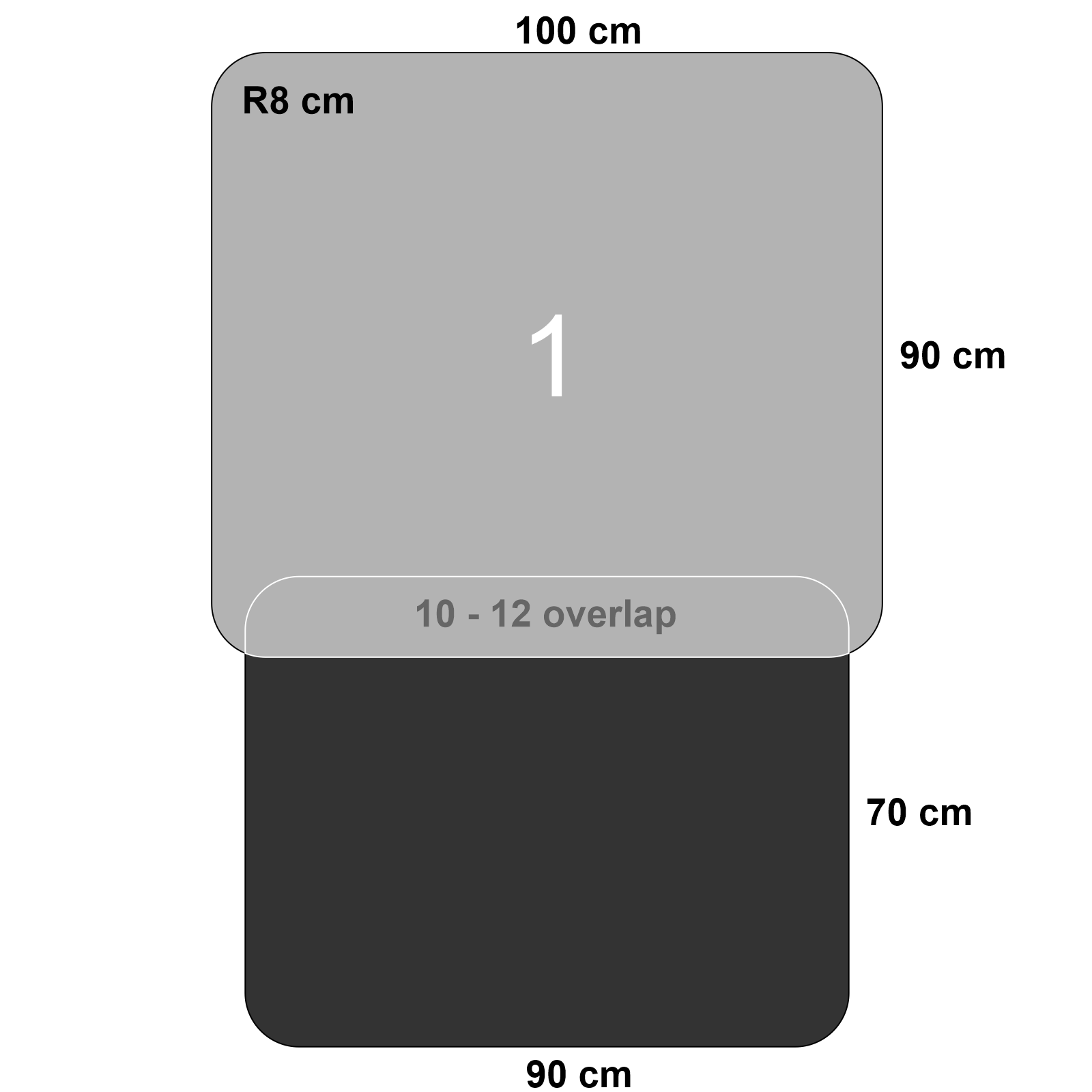 Car Protector Set Premium - Size diagram 1