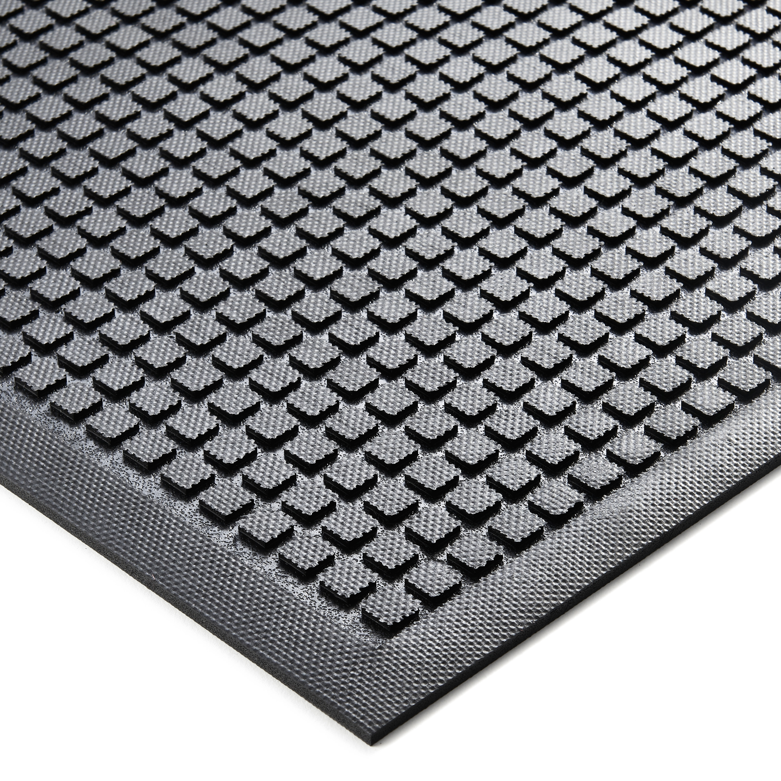 Kleen-Cushion - Corner detail close up showing castellated 3d texture