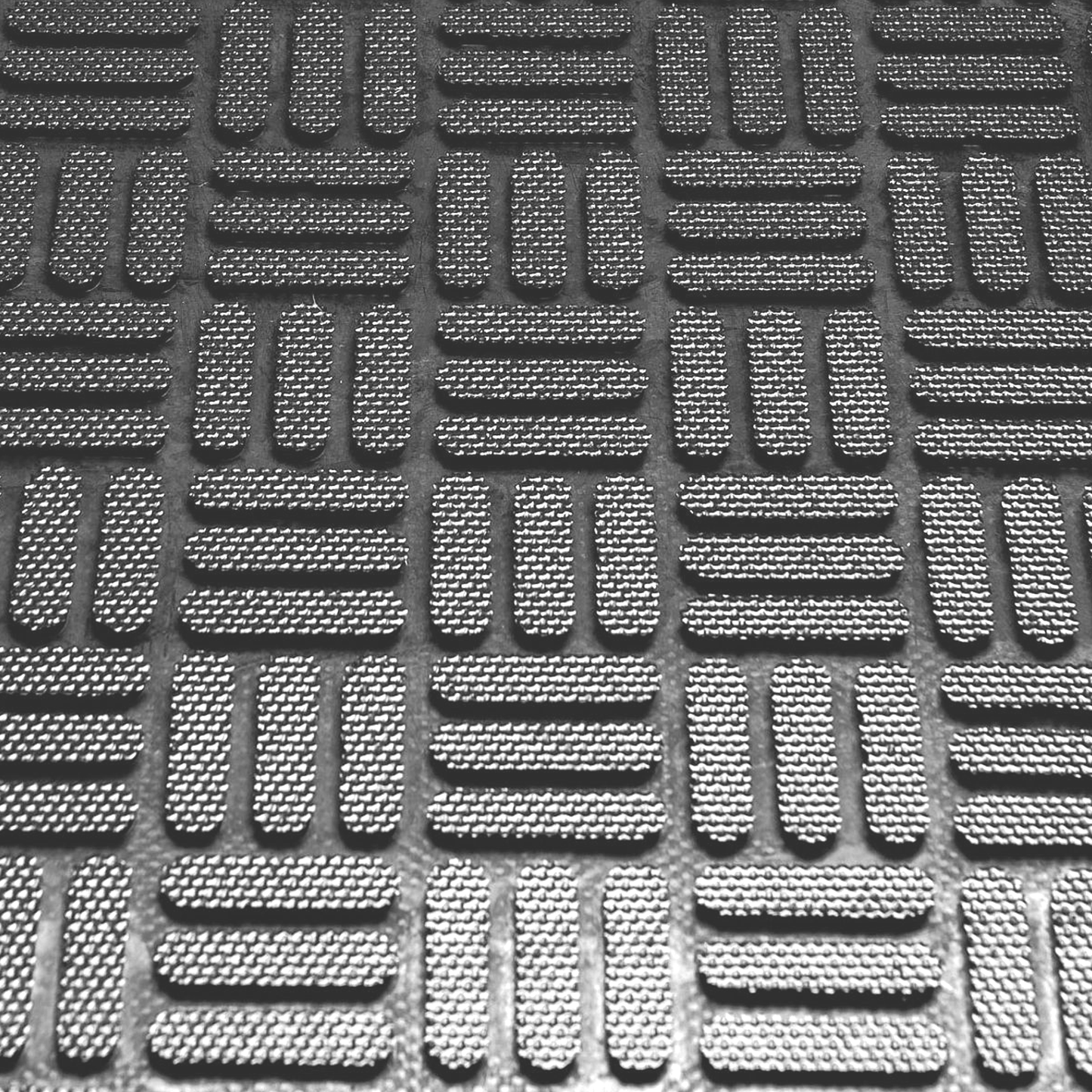 Kleen-Scrape - Close up detail of the chequerboard surface