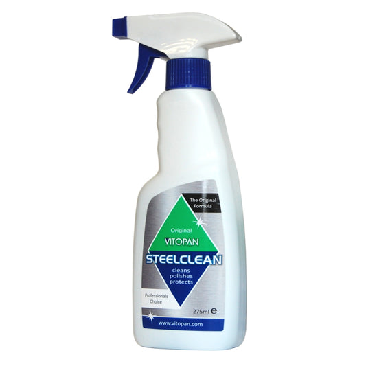 VITOPAN Steel Clean (Pack of 12) - Trigger bottle 275ml